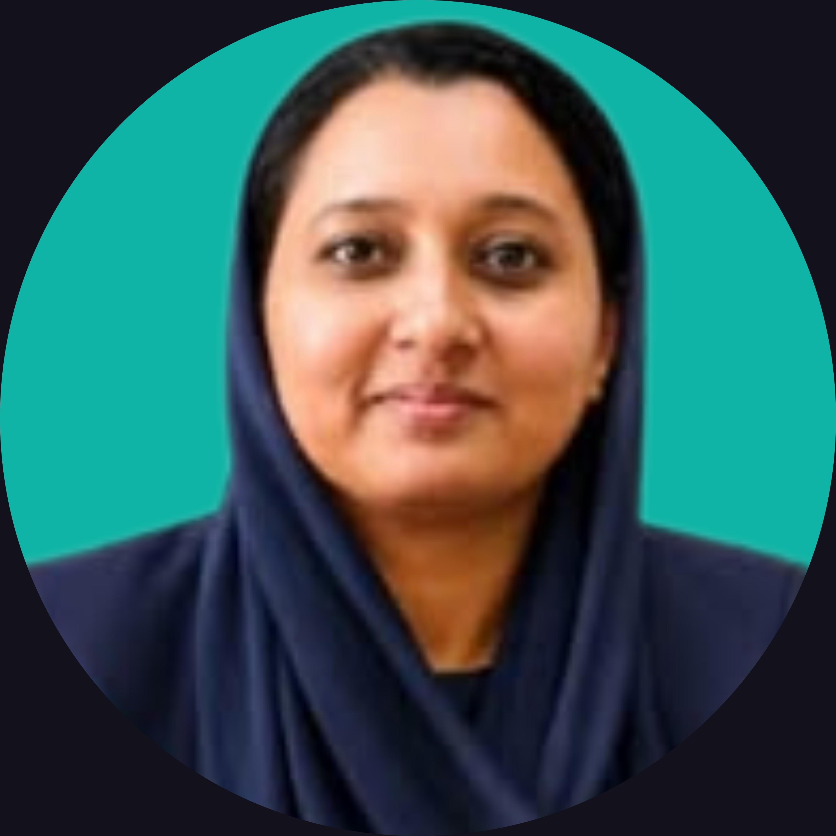 Dr. Humera Tariq, Associate Professor at the University of Karachi